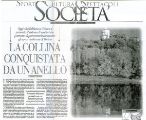 "La collina conquistata da un anello" di Stefano Camanni